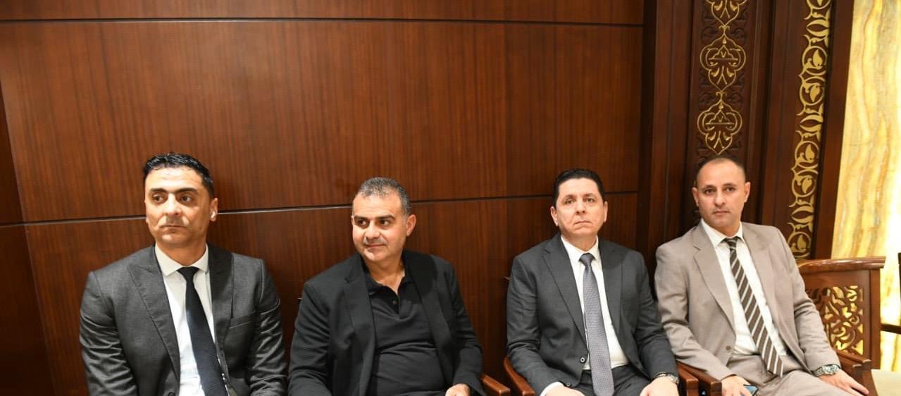 اللواء طارق شرابي مدير الادارة العامة لمباحث التموين والكاتب الصحفى مدحت وهبه مدير تحرير اليوم السابع -